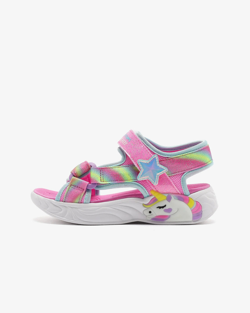 SKECHERS 303107L/PKMT SANDAL με φώτακια dreamy unicorns