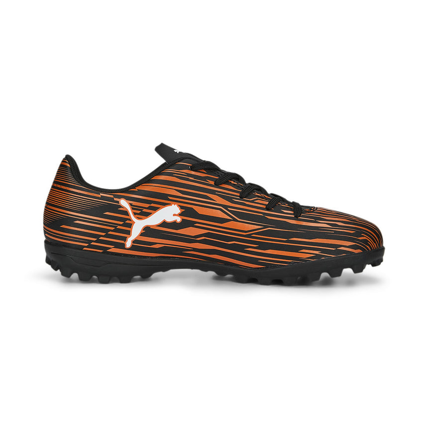 Puma Ποδοσφαιρικα Rapido III TT Jr Black-White-Dragon Fire