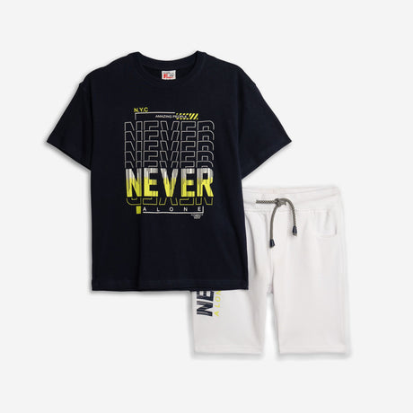 Funky for kids 125-101201-2 boy's set blue-white