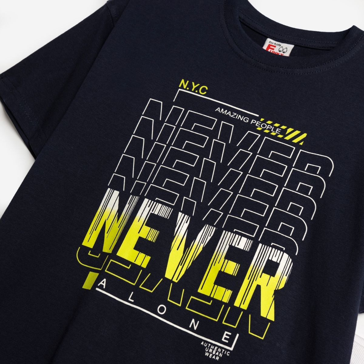 Funky for kids 125-101201-2 boy's set blue-white