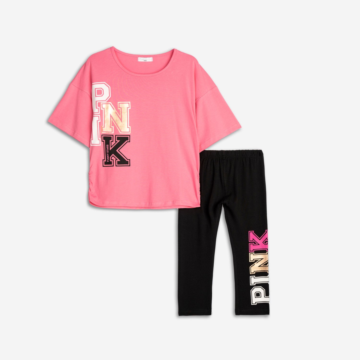 Funky for kids 125-519104-1 girl's set pink-black