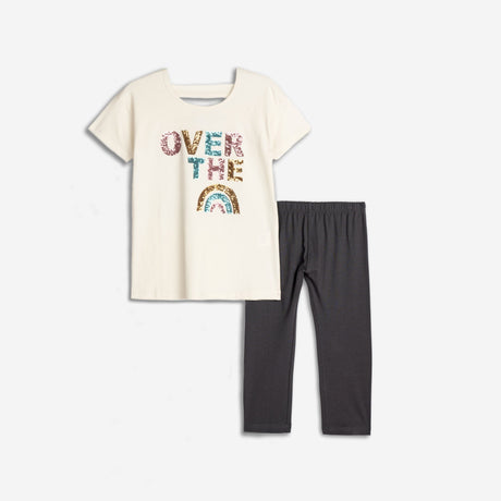 Funky for kids 125-519105-2 σετ κοριτσι ecru-anthracite