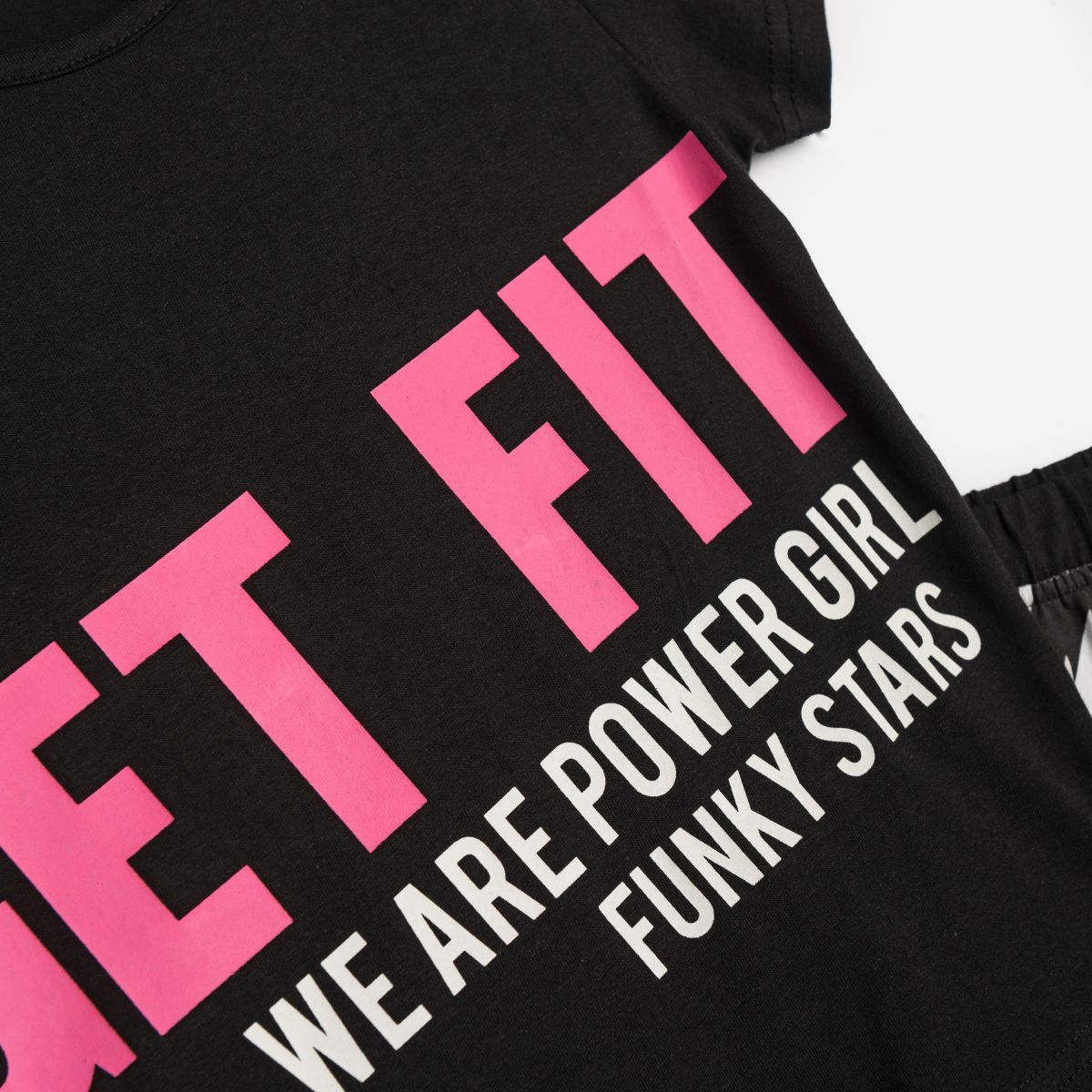 Funky for kids 125-539113-1 girl's set black-white