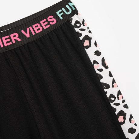 Funky for kids 125-540100-1 σετ κοριτσι white allover-black