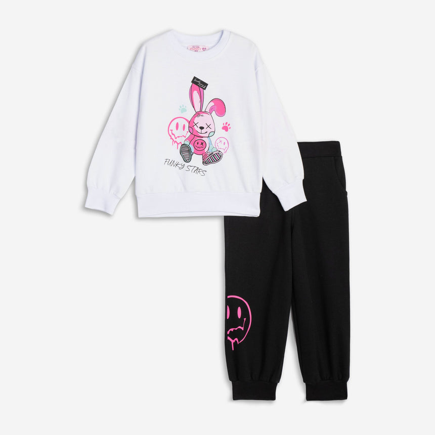 Funky for kids 125-717104-1 σετ κοριτσι white-black