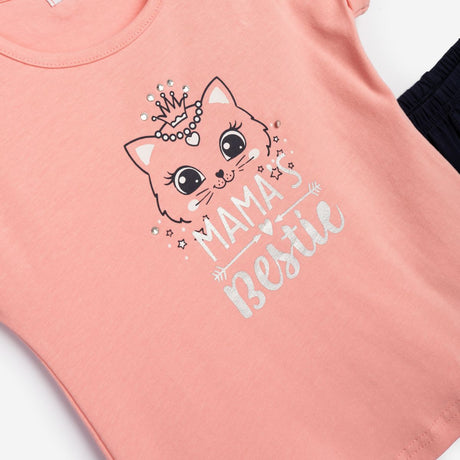 Funky for kids 125-739113-1 σετ κοριτσι mistyrose-blue