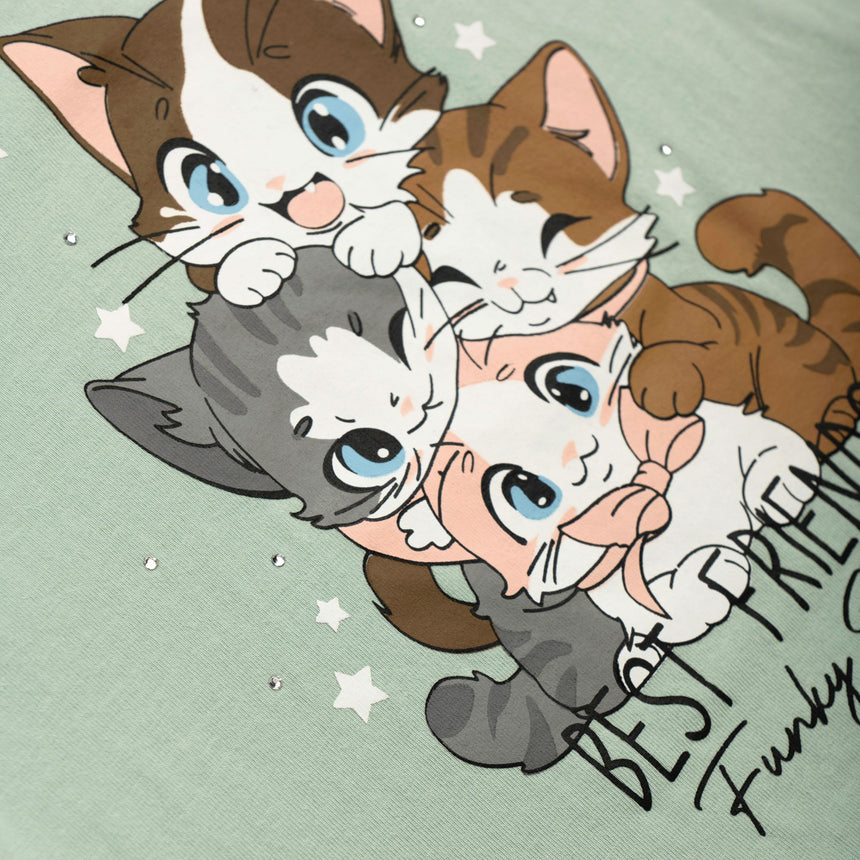 FUNKY ΣΕΤ ΜΠΛΟΎΖΑ+ΚΆΠΡΙ BEBE ΚΟΡΊΤΣΙ 126-739100-2