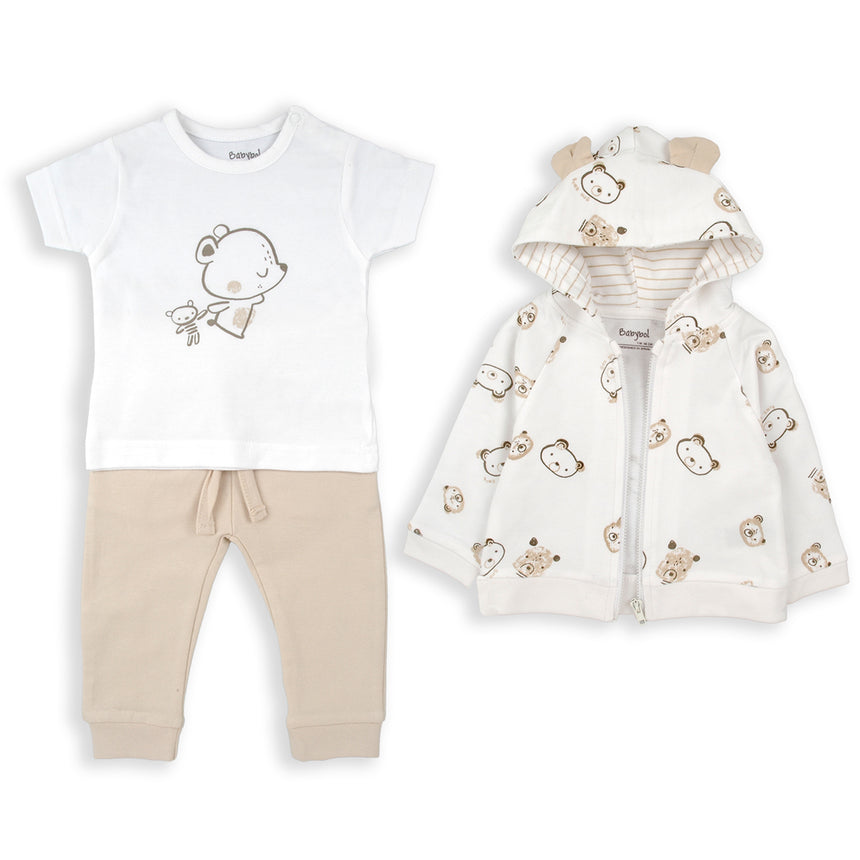 Babybol 150105 σετ αγόρι 3τμχ beig