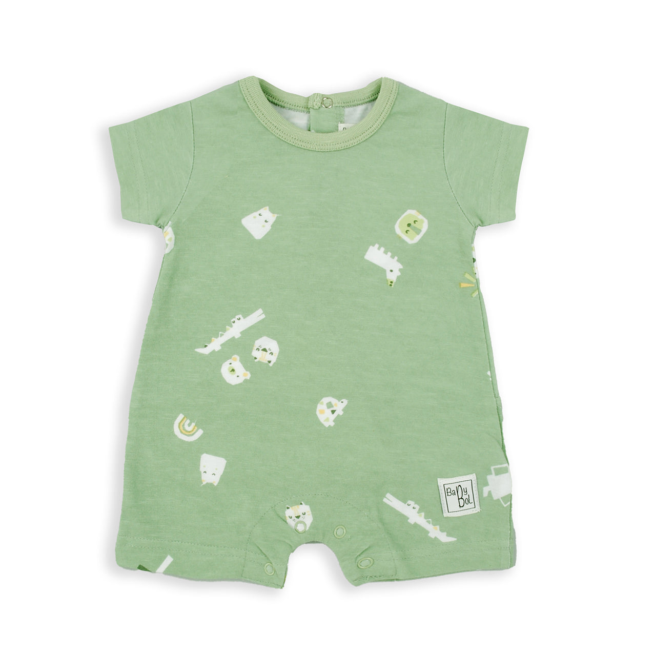 Babybol 150824 boy's khaki bodysuit