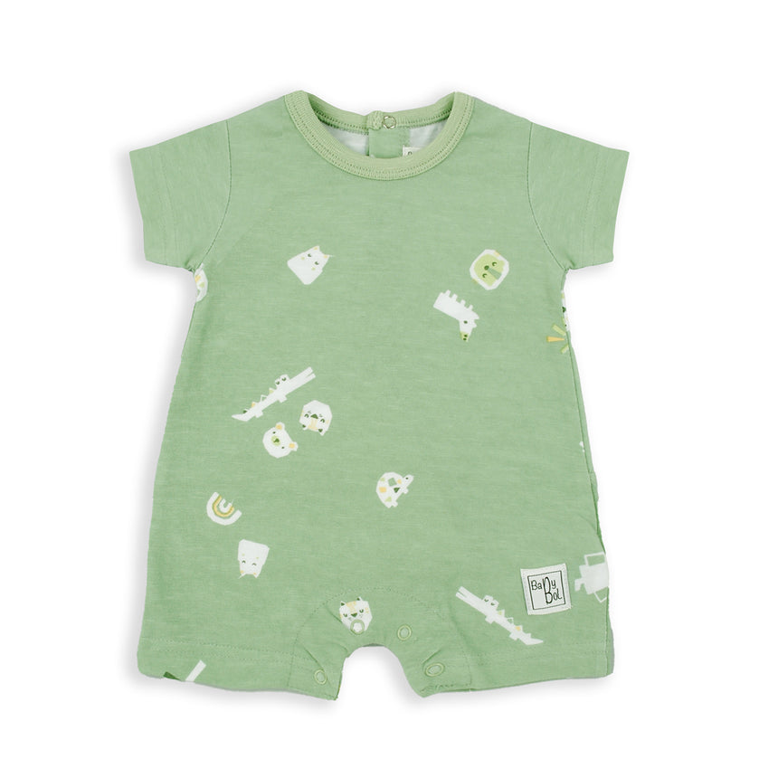Babybol 150824 boy's khaki bodysuit