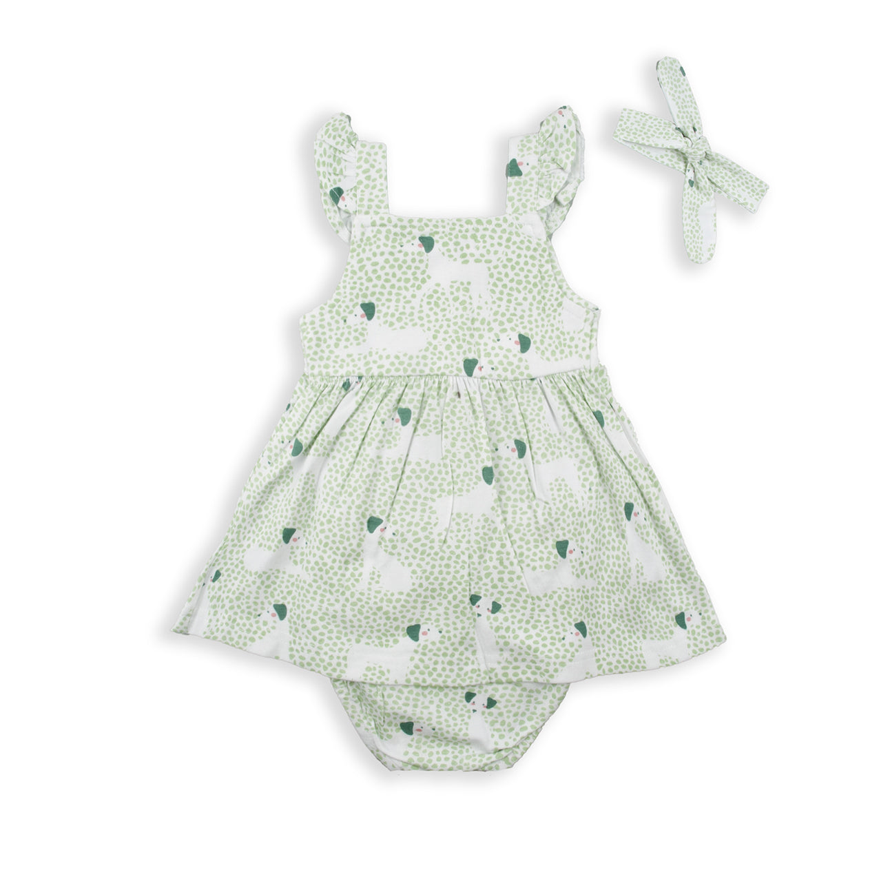 Babybol 151009 dress girl green agua