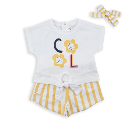 Babybol 151011 girl's set 3pcs amarillo