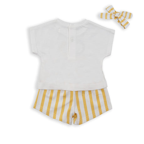 Babybol 151011 girl's set 3pcs amarillo