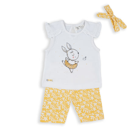 Babybol 151013 girl's set 3pcs amarillo
