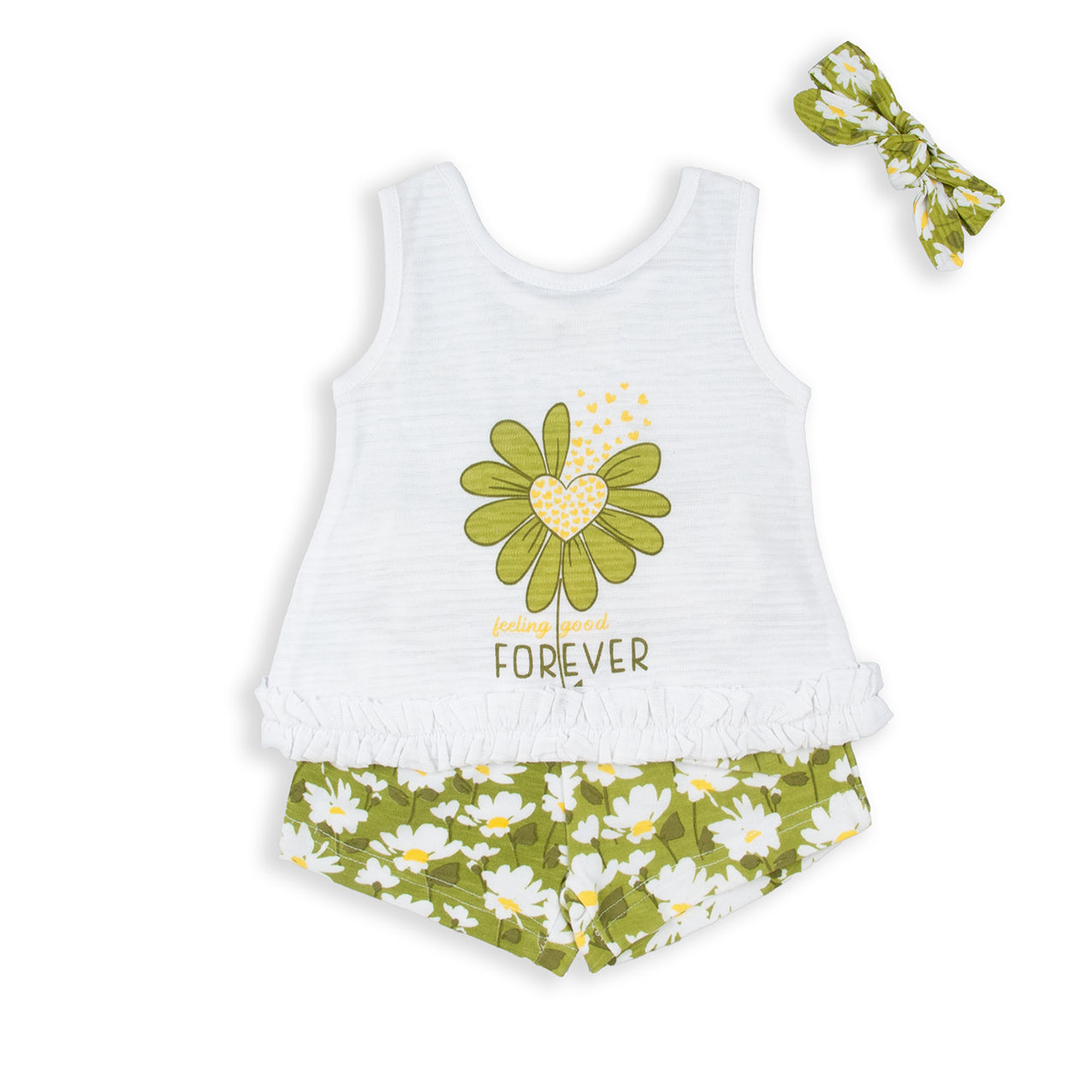 Babybol 151021 girl's set 3pcs oliva