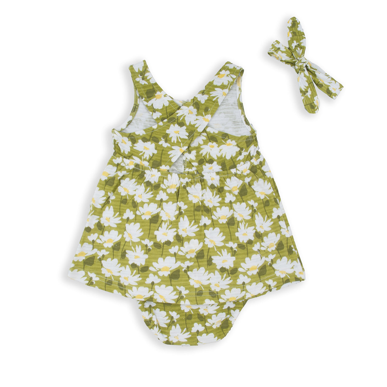 Babybol 151022 dress with ribbon for girl oliva