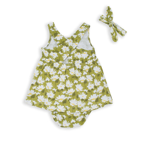 Babybol 151022 dress with ribbon for girl oliva