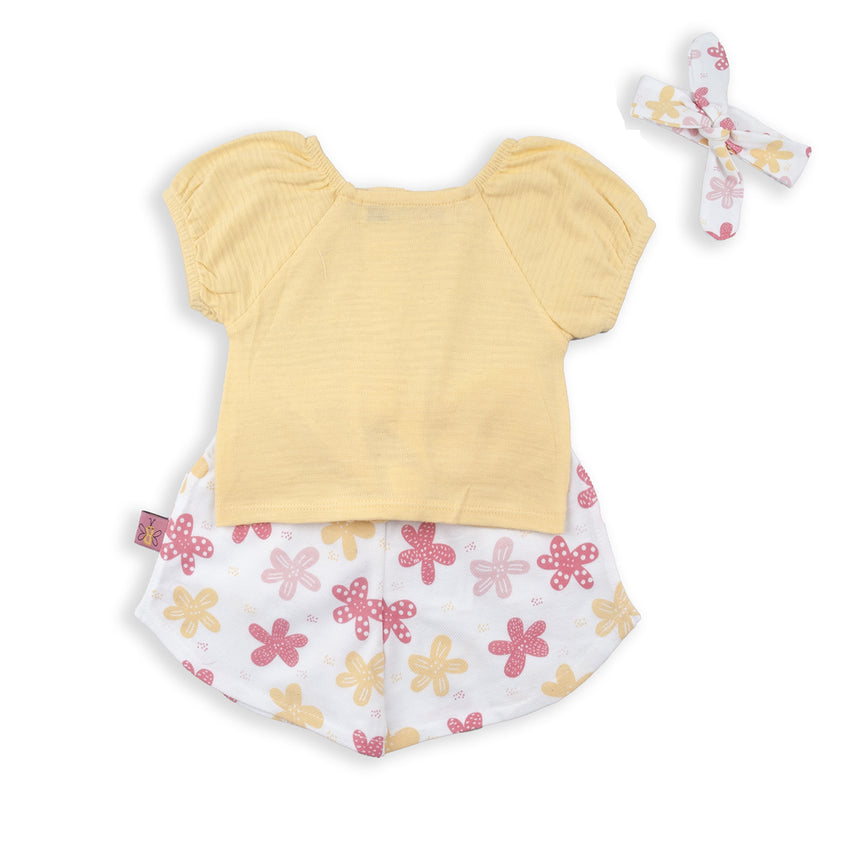 Babybol 151044 girl's set 3pcs vanilla