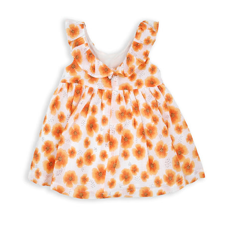 Babybol 151215 girl's dress orange