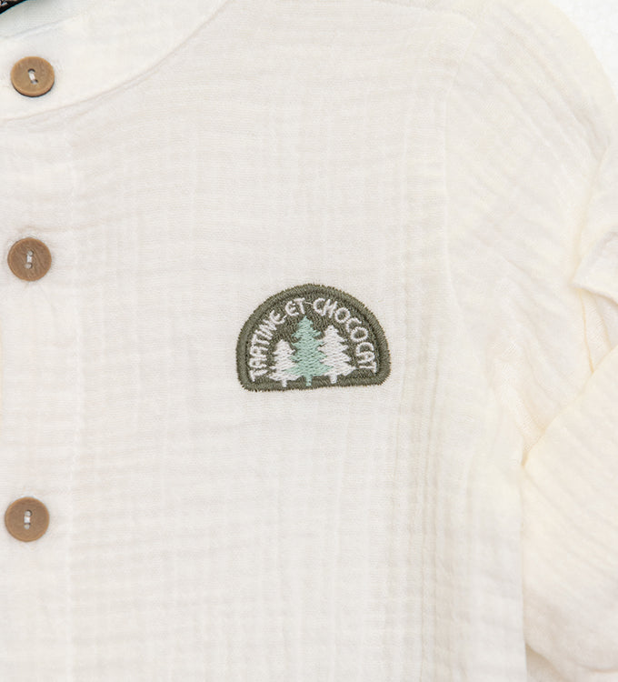 Restart for Kids Παιδικό Σετ 2 Τεμαχίων Πουκάμισο & Παντελόνι για Αγόρι 26-11102