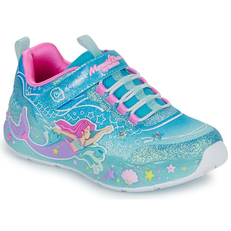 SKECHERS 303060L/BLMT sneakers with lights blue/multi