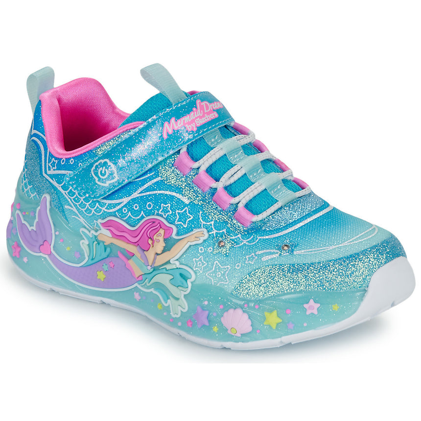 SKECHERS 303060L/BLMT sneakers με φώτακια blue/multi