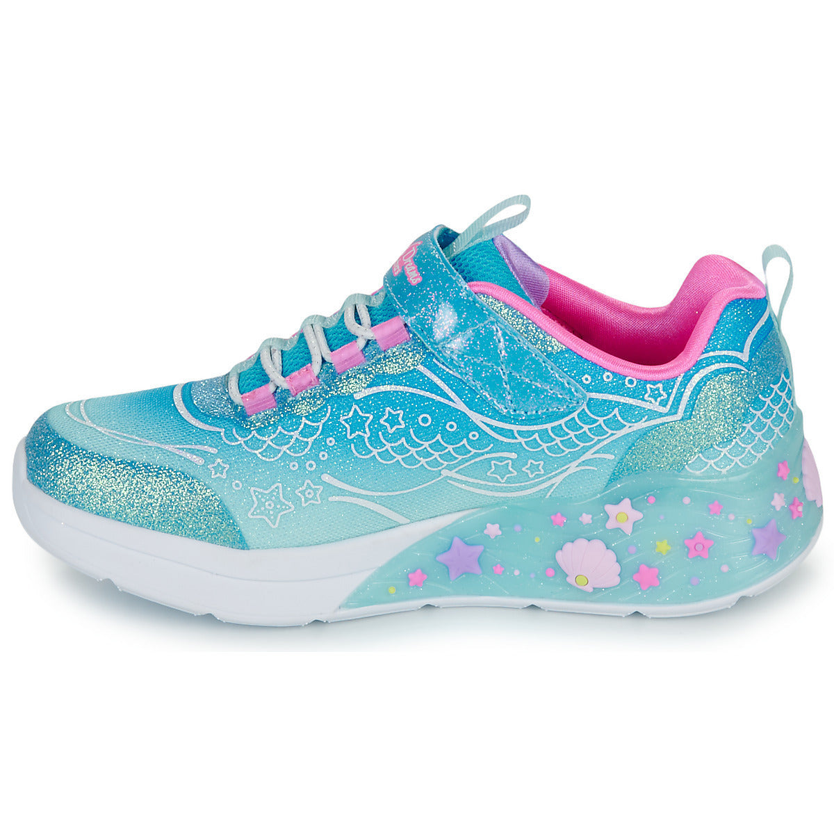 SKECHERS 303060L/BLMT sneakers με φώτακια blue/multi