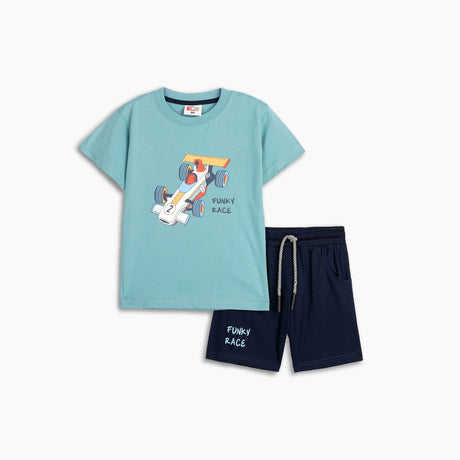 Funky for kids 125-301115-1 boy's set diamond blue