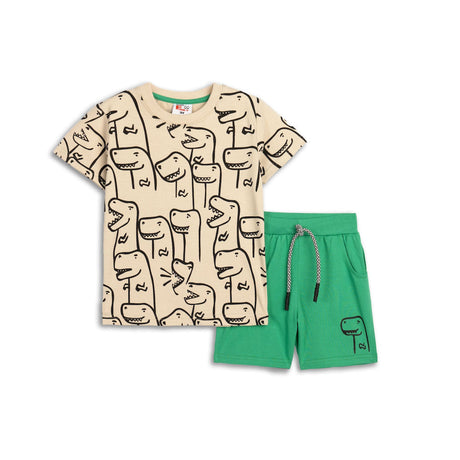 Funky for kids 125-301101-1 boy's set ice allover golf green