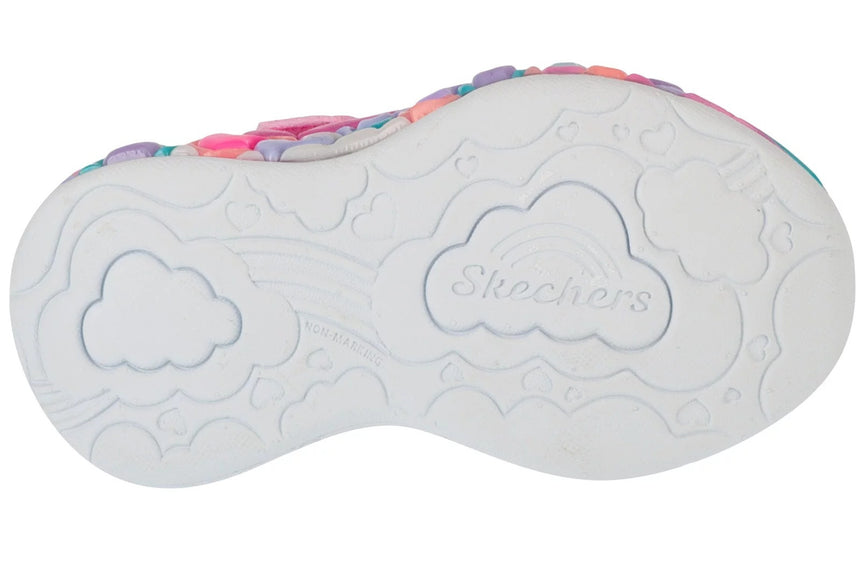 SKECHERS 302696N/LPMT με φώτακια pink multi