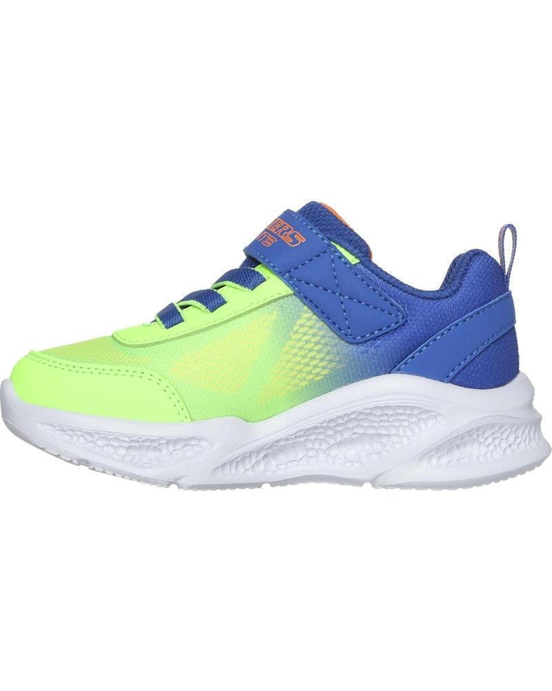 SKECHERS 401495N/BLLM με φωτάκια blue/lime