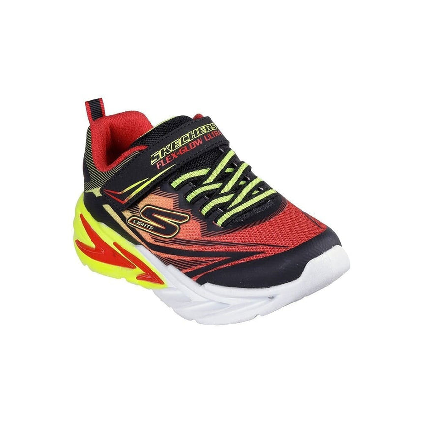 SKECHERS 400139L-BKRD GLOW ULTRA BLACK RED