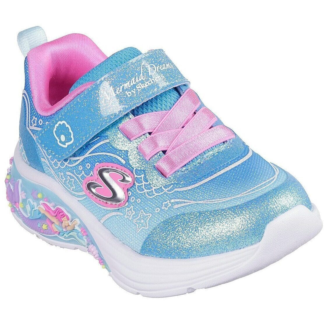 SKECHERS 303061N/BLMT MERMAID Παιδικά Sneakers με Σκρατς Μπλε