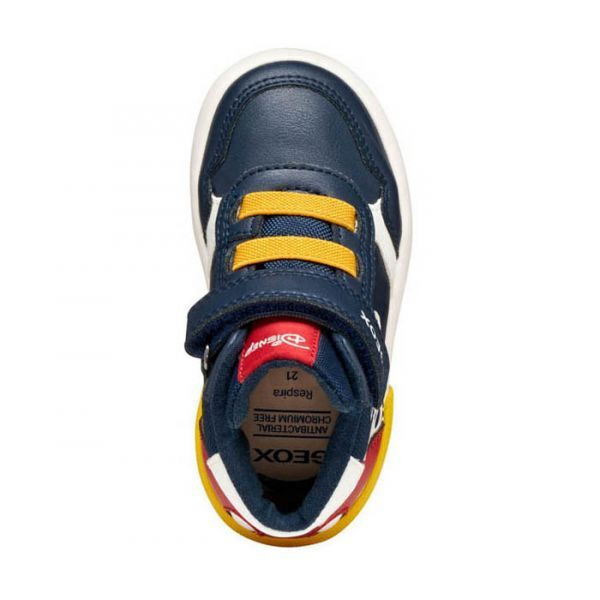 GEOX B GISLI BOY B-SYNT.LEA B561NB000BCC0735 NAVY/RED