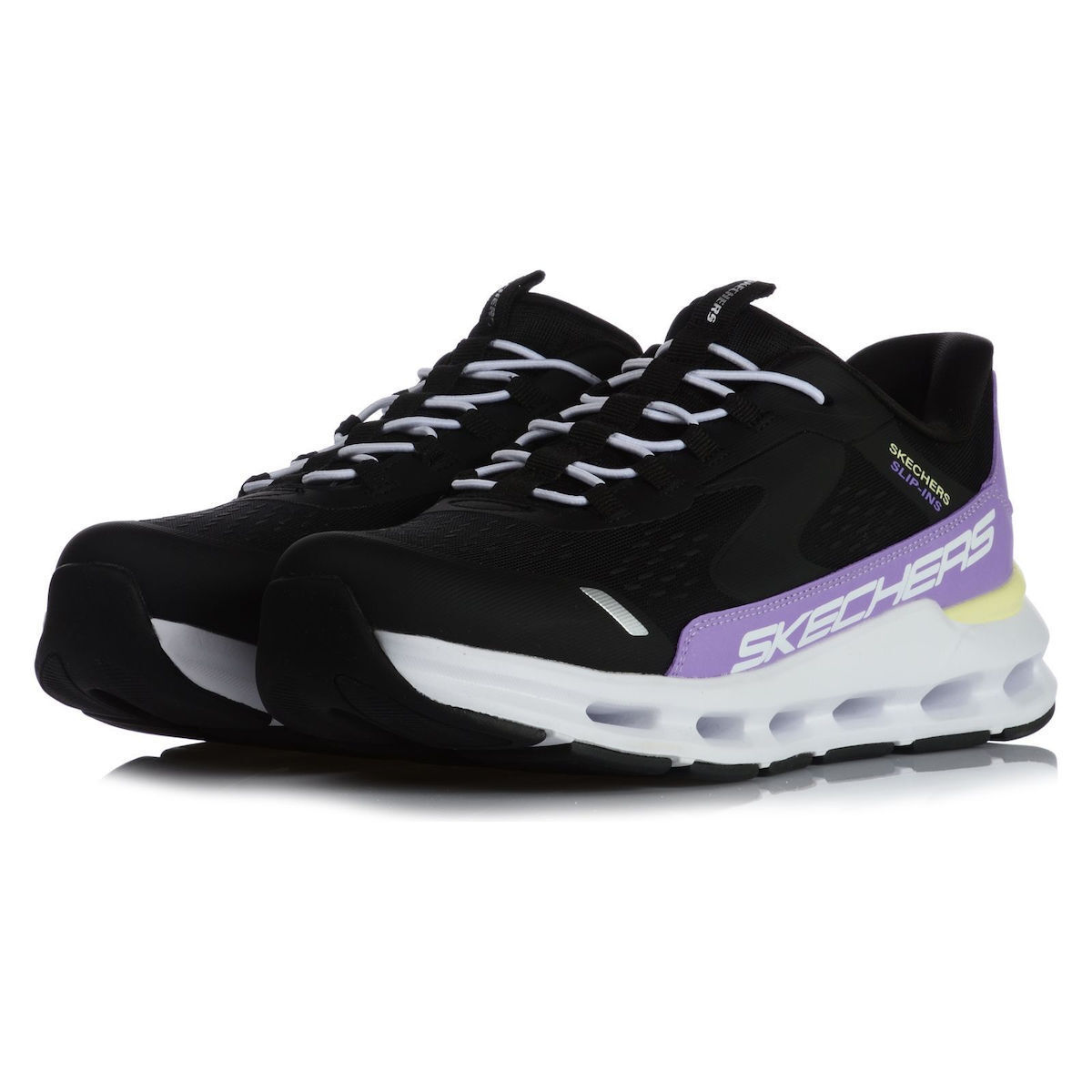 skechers 303654L/BKPR sneakers αθλητικο μαυρο