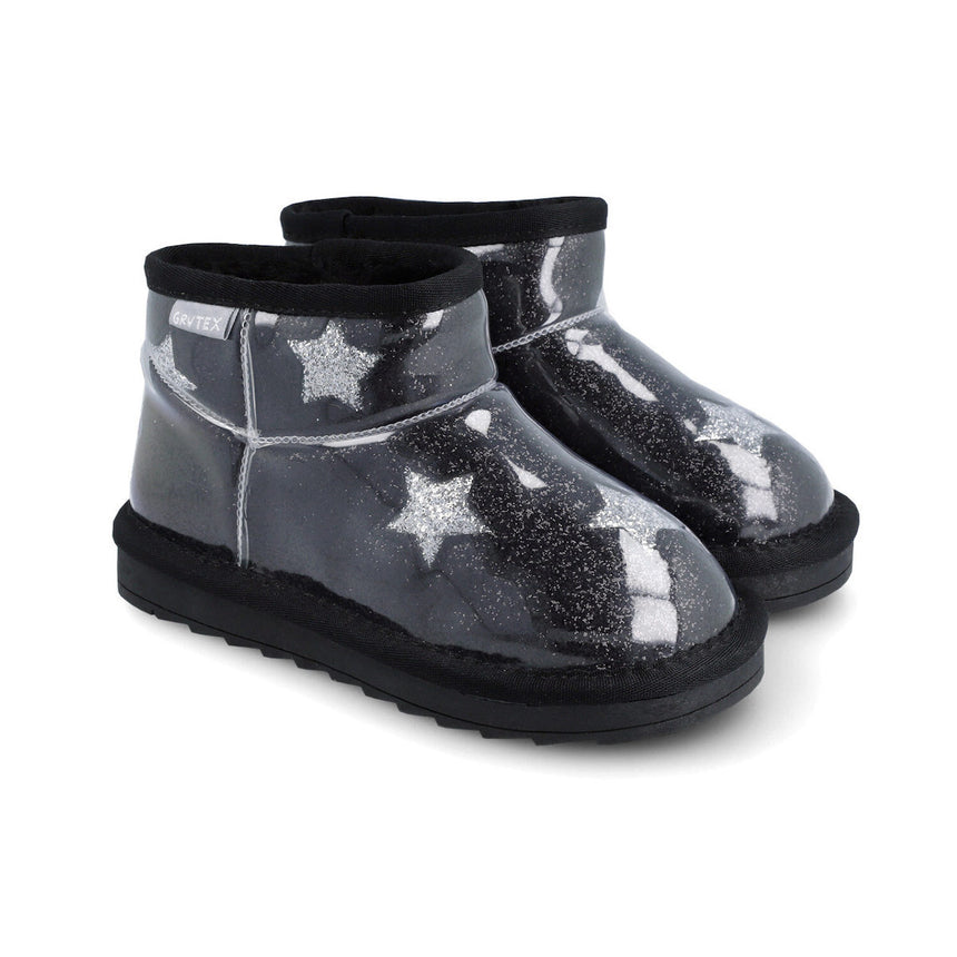 GARVALIN 251558-A054 Ανατομικά Παιδικά Μποτάκια από Λουστρίνι Μαύρα