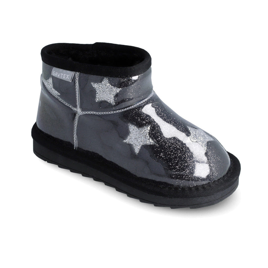 GARVALIN 251558-A054 Ανατομικά Παιδικά Μποτάκια από Λουστρίνι Μαύρα