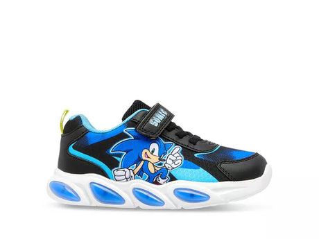 SONIC THE HEDGEHOG MARVEL DISNEY SC001039 Kids Sneakers with Scratches & Lights Black