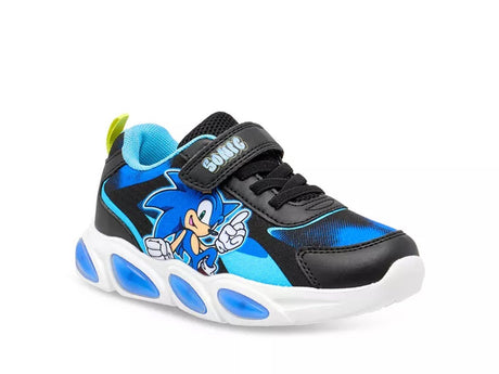 SONIC THE HEDGEHOG MARVEL DISNEY SC001039 Kids Sneakers with Scratches & Lights Black