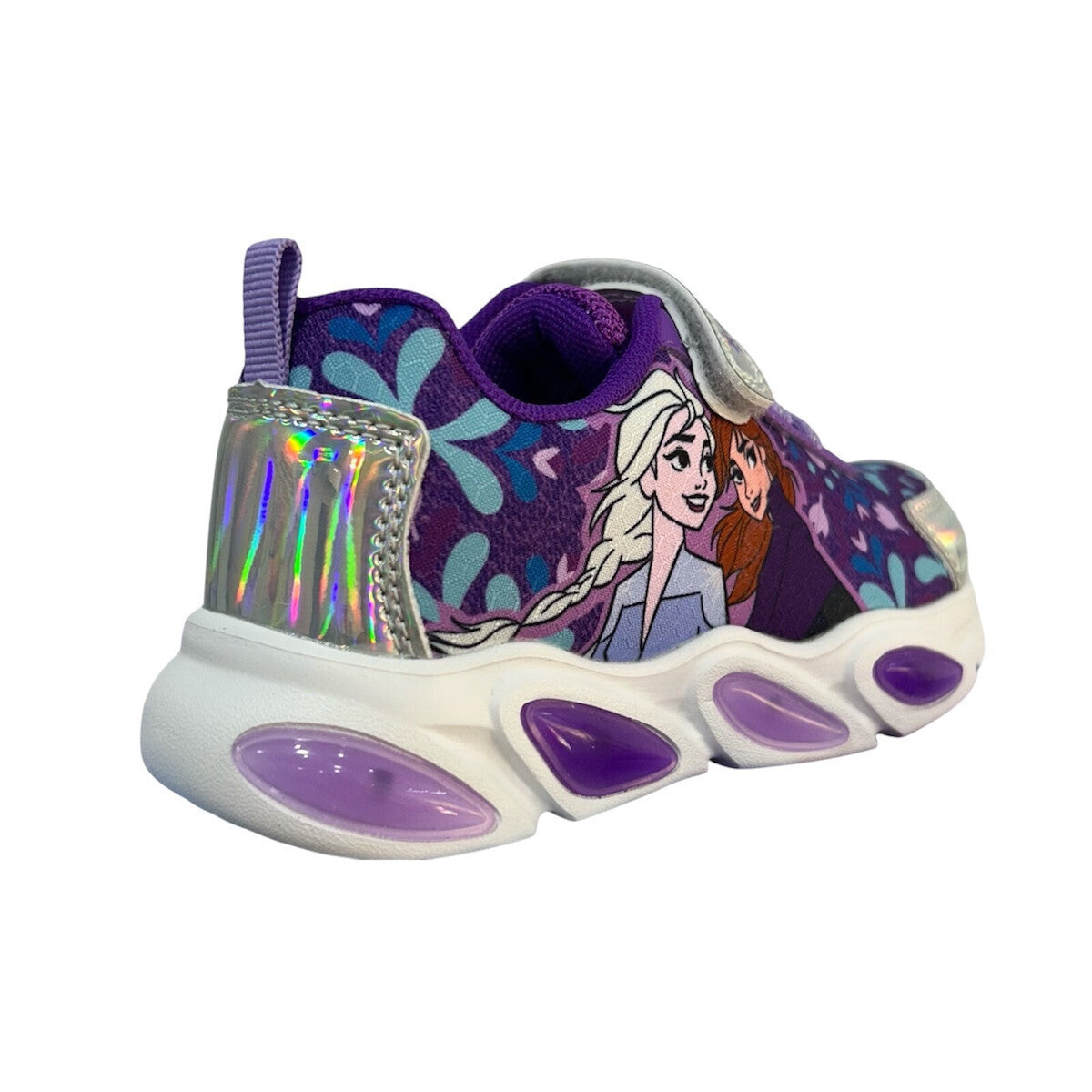 FROZEN MARVEL DISNEY FZ015179 Παιδικά Sneakers με Σκρατς & Φωτάκια Μωβ