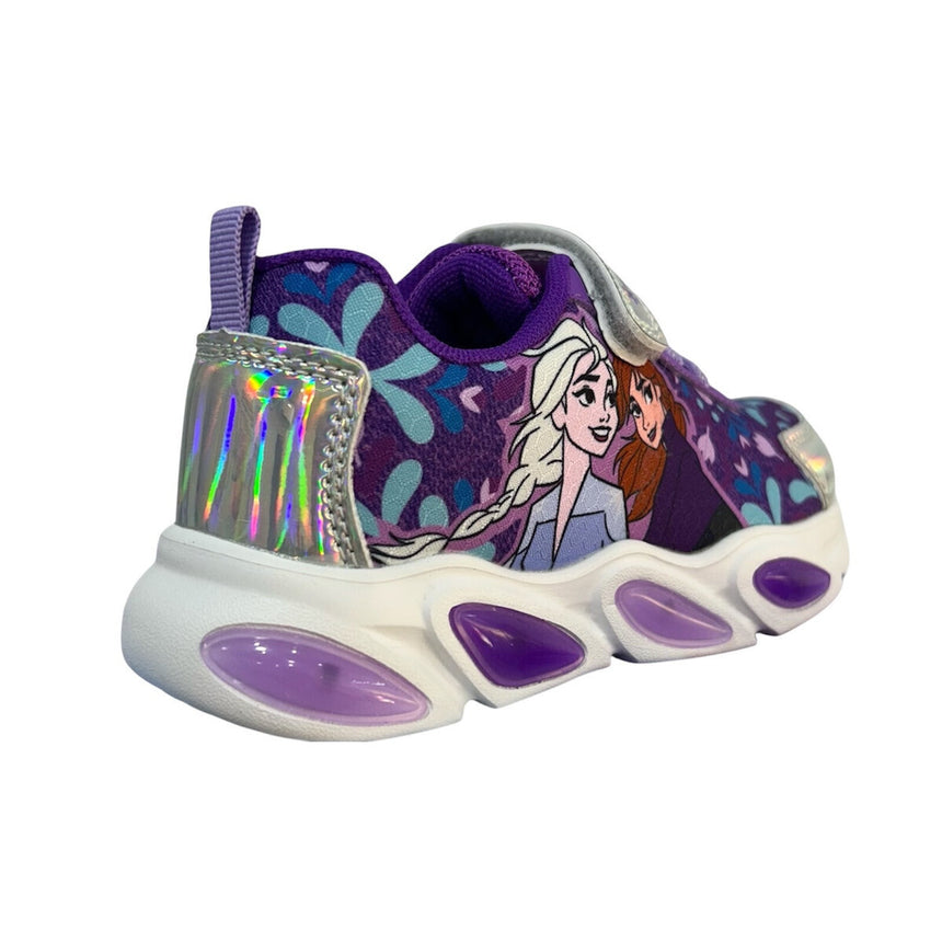 FROZEN MARVEL DISNEY FZ015179 Παιδικά Sneakers με Σκρατς & Φωτάκια Μωβ