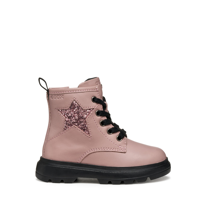 GEOX B465YA085WC8014 Kiddartah Παιδικά Μποτάκια Ροζ