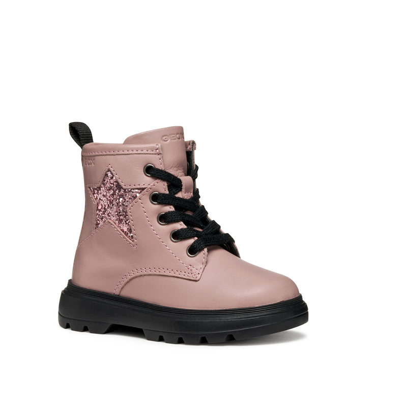 GEOX B465YA085WC8014 Kiddartah Παιδικά Μποτάκια Ροζ