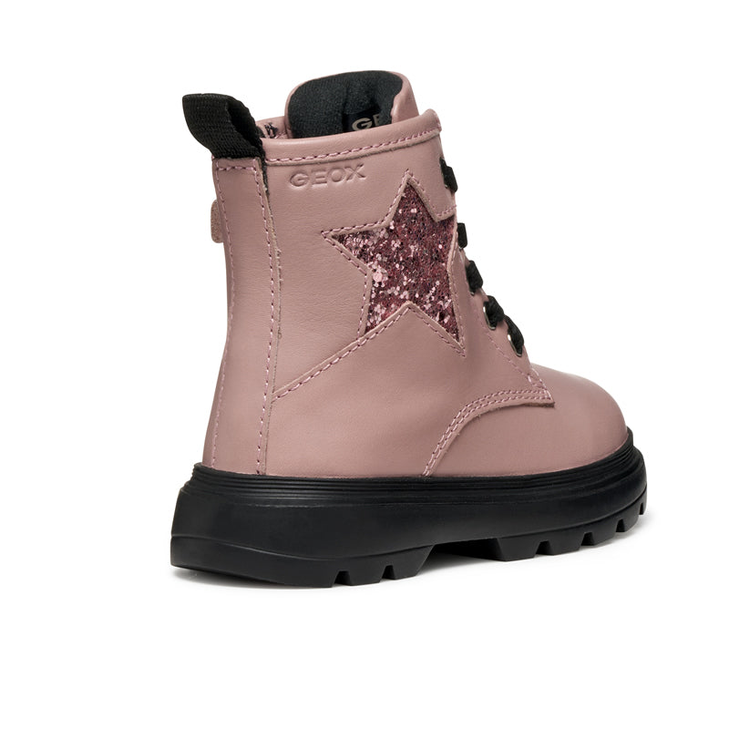 GEOX B465YA085WC8014 Kiddartah Παιδικά Μποτάκια Ροζ