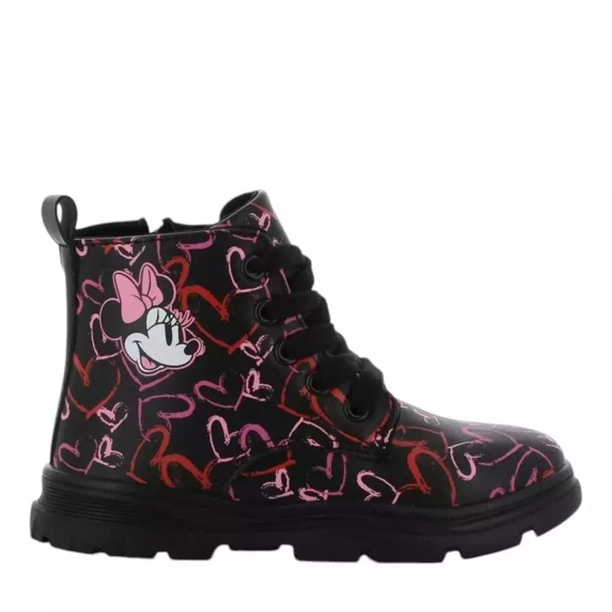 MINNIE MOUSE DISNEY DM011250 Anatomical Children's Boots with Zipper Black