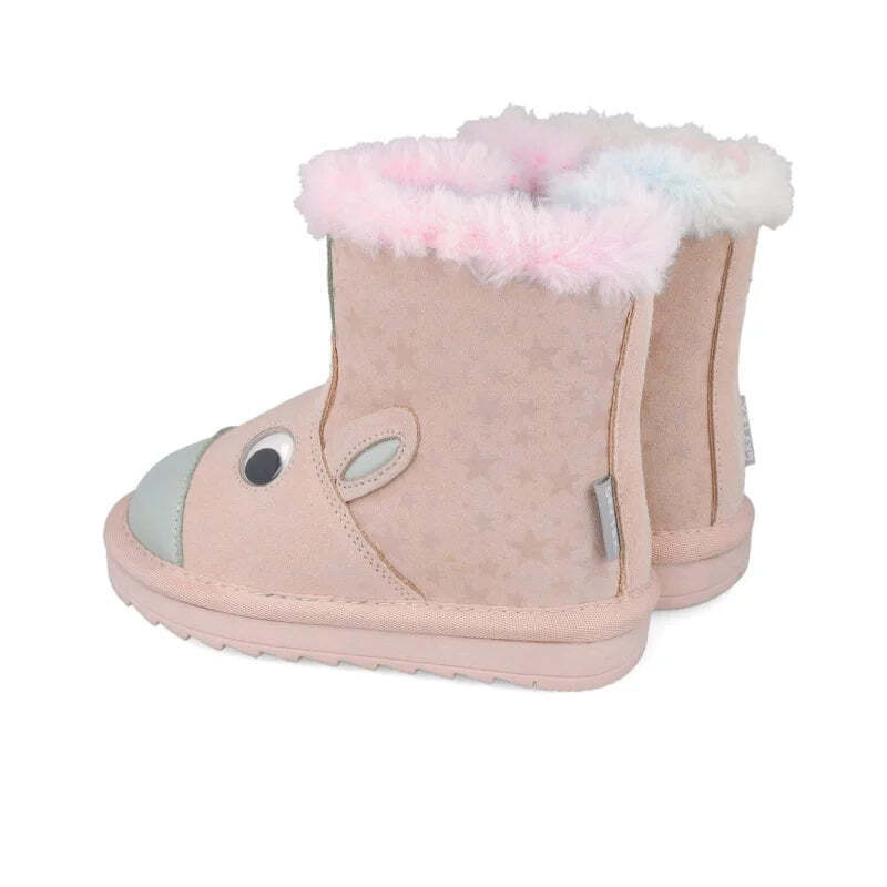 GARVALIN 251556-A032 Ανατομικά Δερμάτινα Παιδικά Μποτάκια Ροζ