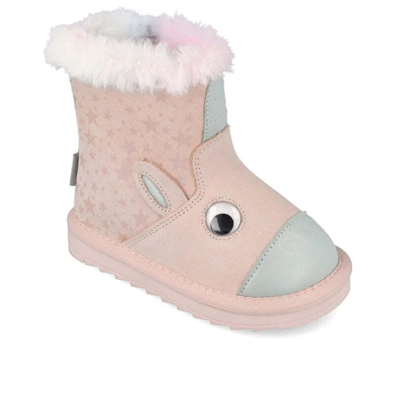 GARVALIN 251556-A032 Ανατομικά Δερμάτινα Παιδικά Μποτάκια Ροζ