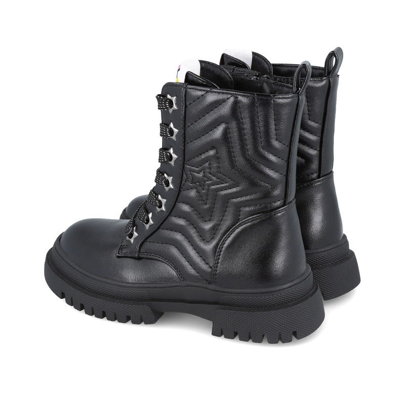 GARVALIN 251567-A054 Παιδικά Αρβυλάκια από Λουστρίνι με Φερμουάρ Μαύρα