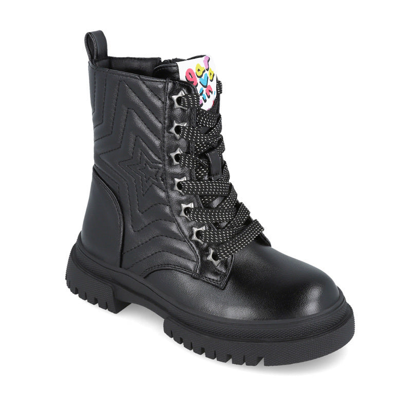 GARVALIN 251567-A054 Παιδικά Αρβυλάκια από Λουστρίνι με Φερμουάρ Μαύρα