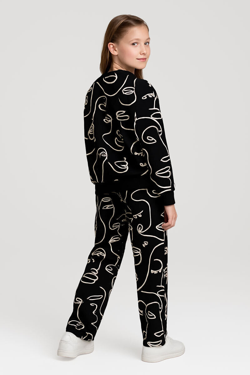 TRAX 48634 Παιδικό Σετ Φόρμας Μαύρο 2τμχ